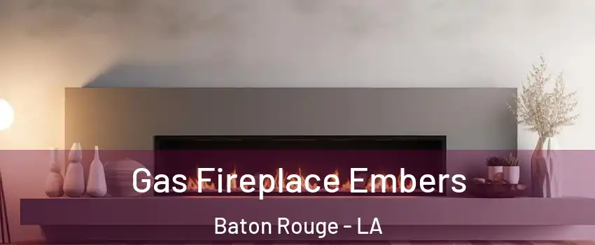  Gas Fireplace Embers Baton Rouge - LA