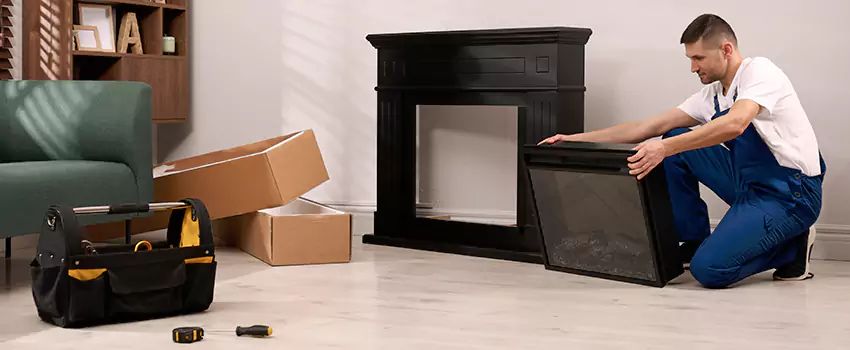 Old Rusted Metal Fireplace Repair And Replacement in Baton Rouge, LA