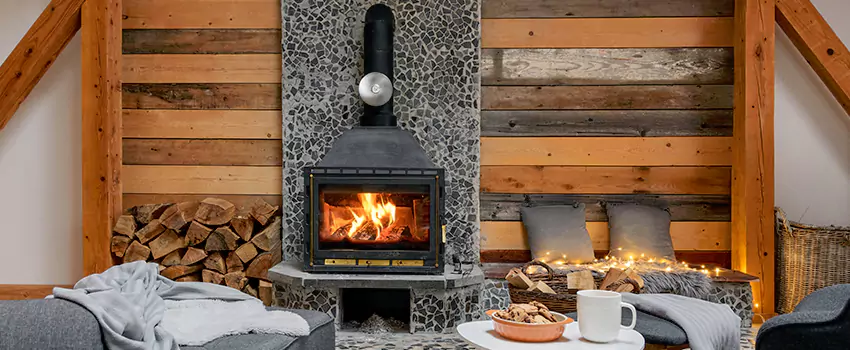 Thelin Hearth Products Direct Vent Gas Stove Fireplace Inspection in Baton Rouge, Louisiana